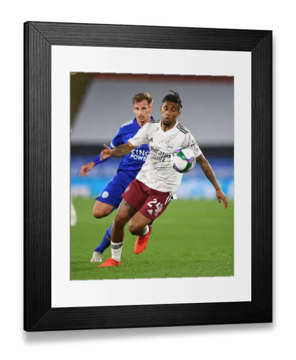 Framed Print : Reiss Nelson vs Leicester City: Arsenal's Star Forward Faces Off in Carabao Cup Showdown Framed Print : Reiss Nelson vs Leicester City: Arsenal's Star Forward Faces Off in Carabao Cup Showdown