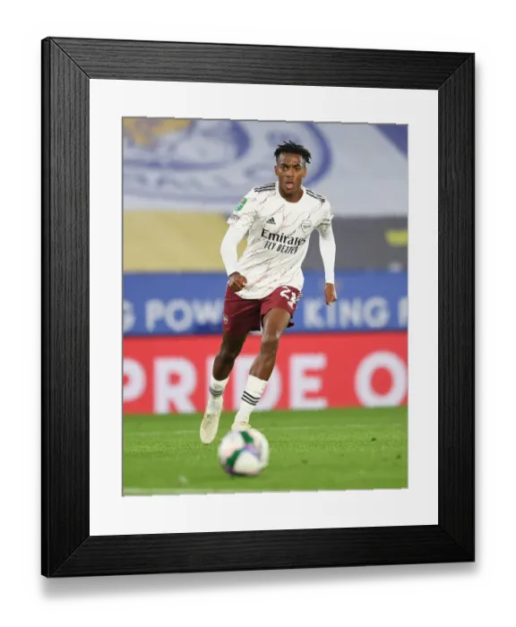 Framed Print : Joe Willock in Action: Arsenal vs. Leicester City - Carabao Cup Showdown Framed Print : Joe Willock in Action: Arsenal vs. Leicester City - Carabao Cup Showdown