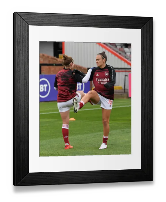 Framed Print : Arsenal Women v Tottenham Hotspur Women: Vitality Womens FA Cup
