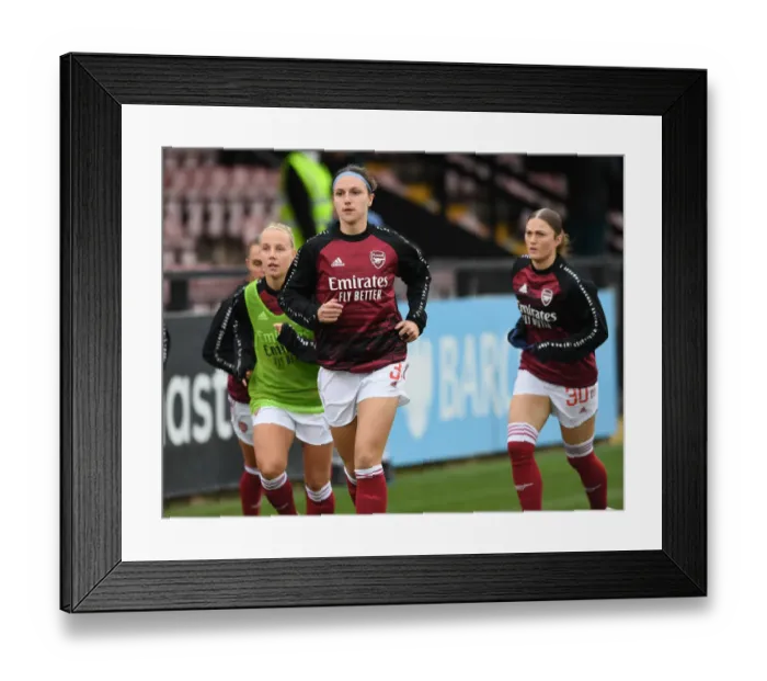 Framed Print : FA Cup Showdown: Arsenal Women vs. Tottenham Hotspur Women at Meadow Park