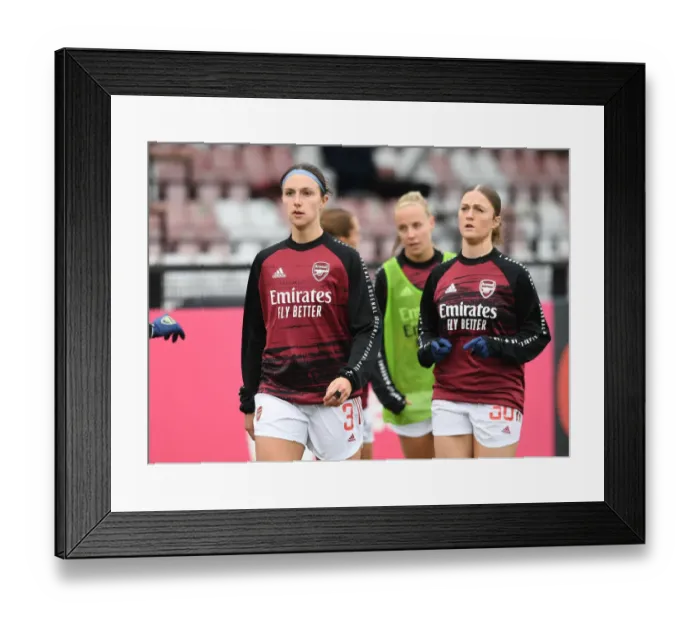 Framed Print : Arsenal Women vs. Tottenham Hotspur Women: FA Cup Clash at Meadow Park