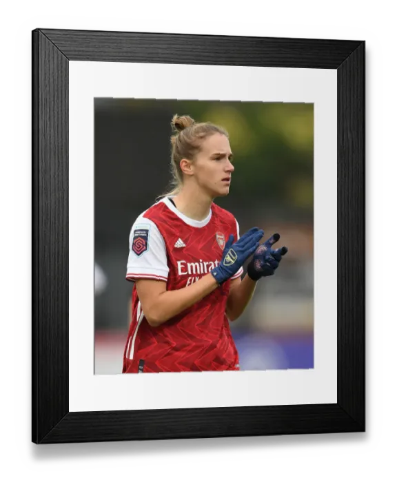 Framed Print : Arsenal's Vivianne Miedema in FA Cup Action Against Tottenham Hotspur Women