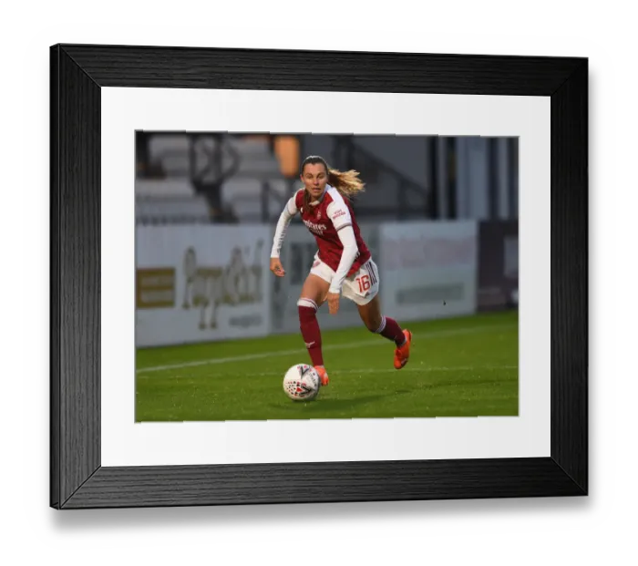 Framed Print : Arsenal Women vs. Tottenham Hotspur Women: FA Cup Showdown at Meadow Park