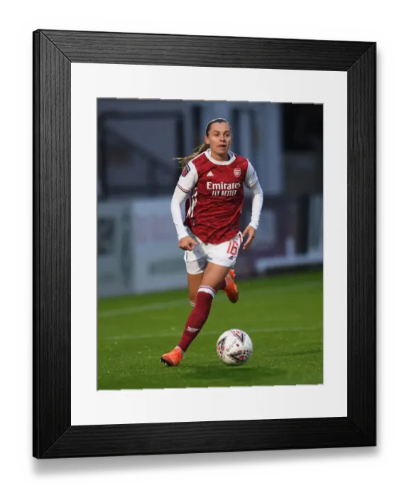 Framed Print : Arsenal Women vs. Tottenham Hotspur Women: FA Cup Clash at Meadow Park