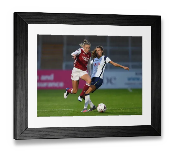 Framed Print : Arsenal Women vs. Tottenham Hotspur Women: FA Cup Showdown at Meadow Park