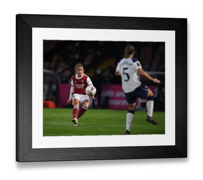 Framed Print : Arsenal Women's FA Cup: Jordan Nobbs Scores Opening Goal Against Tottenham Hotspur