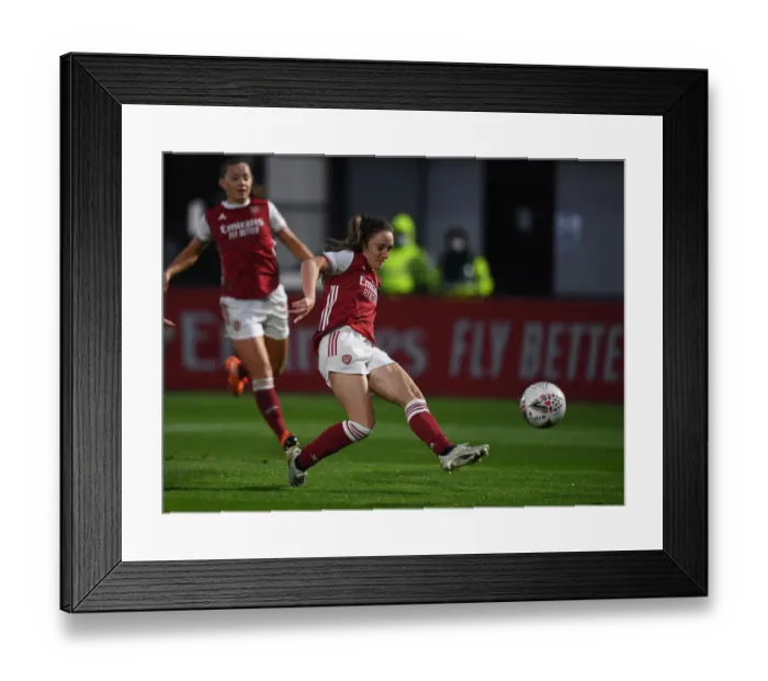 Framed Print : Arsenal Women's FA Cup: Lisa Evans Scores Brace in Victory over Tottenham Hotspur Framed Print : Arsenal Women's FA Cup: Lisa Evans Scores Brace in Victory over Tottenham Hotspur