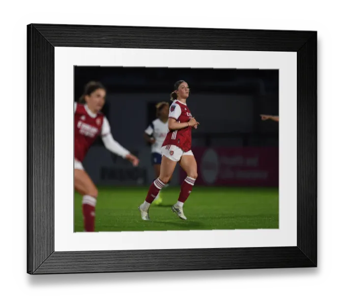 Framed Print : Arsenal Women vs. Tottenham Hotspur Women: FA Cup Clash at Meadow Park