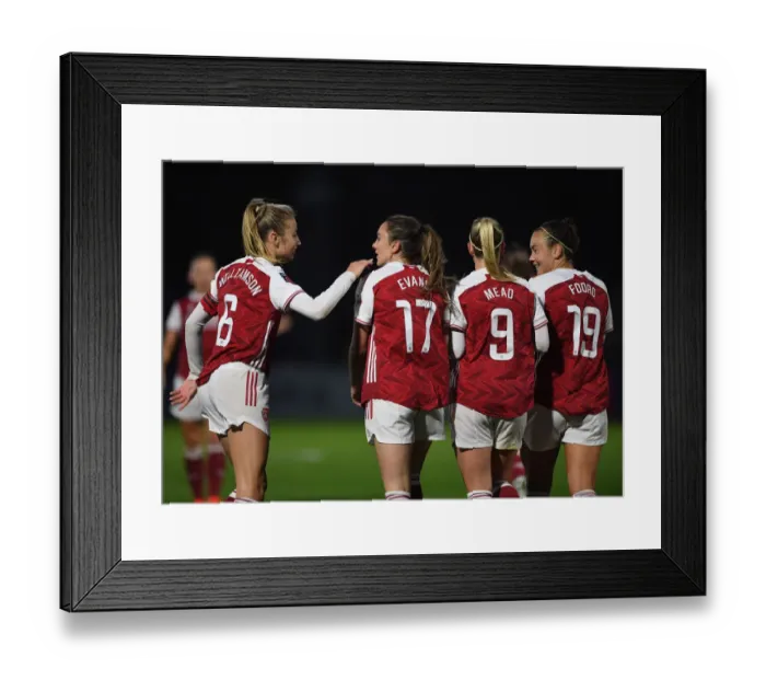 Framed Print : Arsenal Women Crush Tottenham Hotspur Women 4-0 in FA Cup Clash: Evans Hat-Trick Framed Print : Arsenal Women Crush Tottenham Hotspur Women 4-0 in FA Cup Clash: Evans Hat-Trick