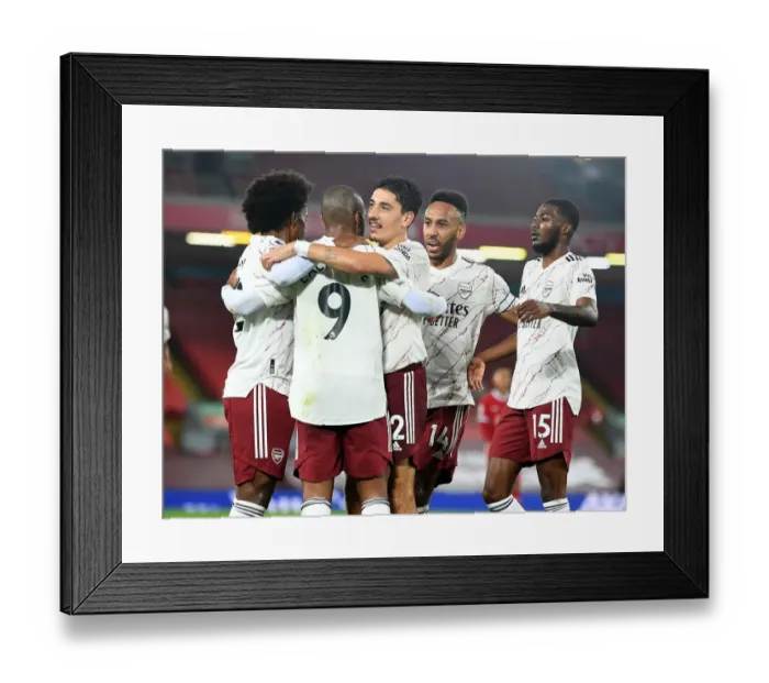 Framed Print : Lacazette's Goal: Liverpool vs. Arsenal, 2020-21 Premier League Framed Print : Lacazette's Goal: Liverpool vs. Arsenal, 2020-21 Premier League