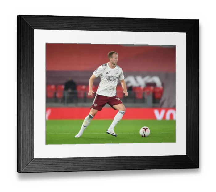 Framed Print : Arsenal's Rob Holding at Anfield: Liverpool vs Arsenal, 2020-21 Premier League Framed Print : Arsenal's Rob Holding at Anfield: Liverpool vs Arsenal, 2020-21 Premier League