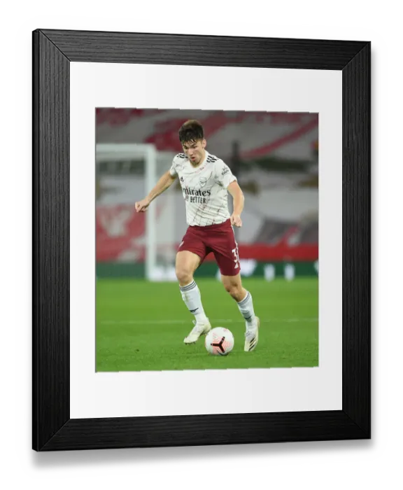 Framed Print : Arsenal's Kieran Tierney Faces Liverpool at Anfield: A Closed-Doors Battle in the 2020-21 Premier League Framed Print : Arsenal's Kieran Tierney Faces Liverpool at Anfield: A Closed-Doors Battle in the 2020-21 Premier League
