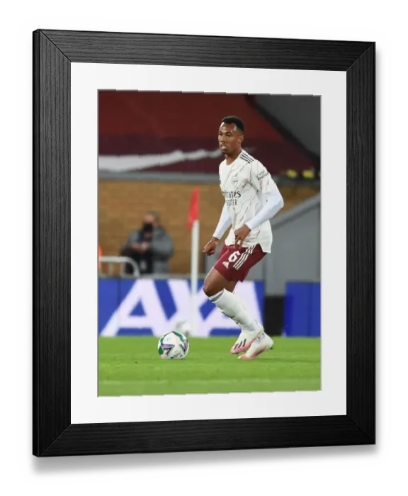 Framed Print : Gabriel of Arsenal at Empty Anfield: Carabao Cup Clash Against Liverpool, 2020 Framed Print : Gabriel of Arsenal at Empty Anfield: Carabao Cup Clash Against Liverpool, 2020