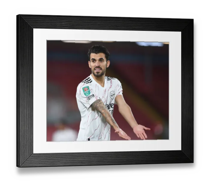 Framed Print : Empty Anfield Showdown: Dani Ceballos Faces Liverpool in Carabao Cup Amidst Pandemic Framed Print : Empty Anfield Showdown: Dani Ceballos Faces Liverpool in Carabao Cup Amidst Pandemic