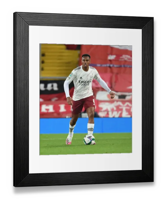 Framed Print : Arsenal's Gabriel Faces Liverpool in Empty Anfield - Carabao Cup 2020-21 Framed Print : Arsenal's Gabriel Faces Liverpool in Empty Anfield - Carabao Cup 2020-21
