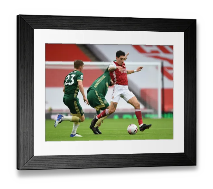 Framed Print : Bellerin Scores in Empty Emirates: Arsenal's Triumph over Sheffield United in the 2020-21 Premier League Framed Print : Bellerin Scores in Empty Emirates: Arsenal's Triumph over Sheffield United in the 2020-21 Premier League