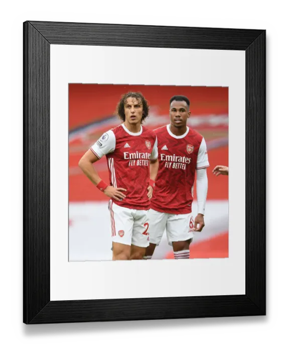 Framed Print : Arsenal vs Sheffield United: Emirates Stadium Showdown in Empty Stands (2020-21)