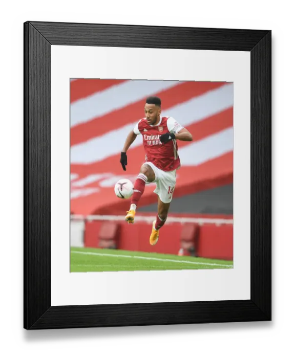 Framed Print : Arsenal's Aubameyang Scores in Empty Emirates: Arsenal 1-0 Sheffield United (2020-21 Premier League) Framed Print : Arsenal's Aubameyang Scores in Empty Emirates: Arsenal 1-0 Sheffield United (2020-21 Premier League)