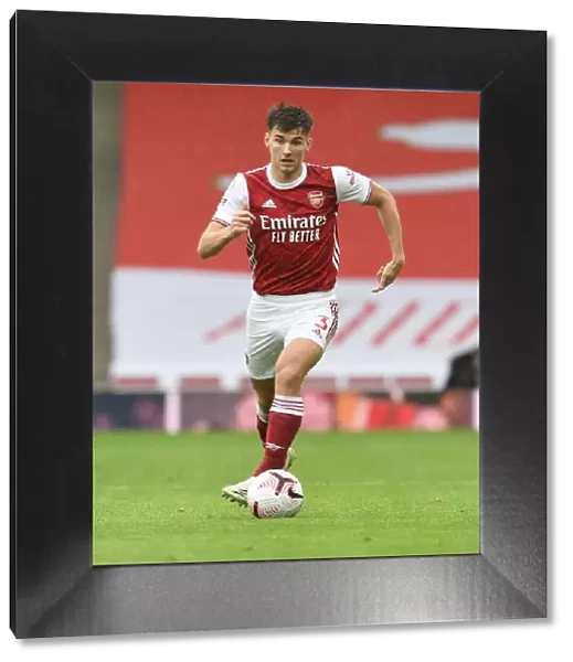 Arsenal's Kieran Tierney in Action at Emirates Stadium (2020-21) - Behind Closed Doors (Arsenal v Sheffield United)