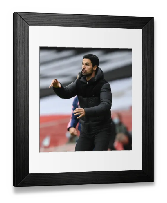 Framed Print : Arsenal vs Sheffield United: Mikel Arteta Guides Empty Emirates Team in Premier League Showdown (2020-21) Framed Print : Arsenal vs Sheffield United: Mikel Arteta Guides Empty Emirates Team in Premier League Showdown (2020-21)