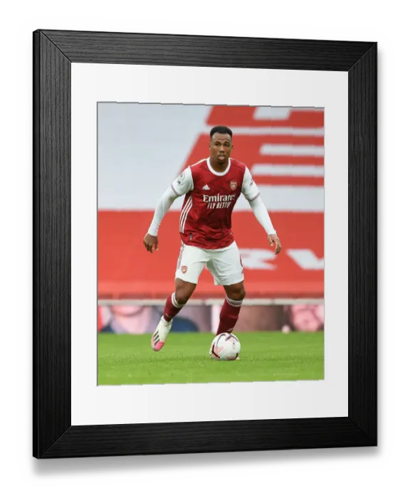 Framed Print : Gabriel's Performance: Arsenal vs Sheffield United at Empty Emirates Stadium, Premier League 2020-21 Framed Print : Gabriel's Performance: Arsenal vs Sheffield United at Empty Emirates Stadium, Premier League 2020-21