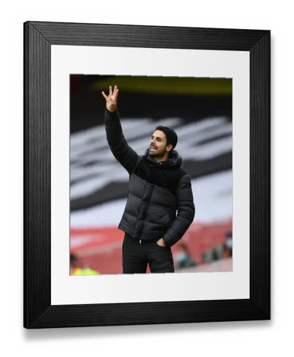 Framed Print : Arsenal vs Sheffield United: Mikel Arteta Leads Gunners in Empty Emirates Stadium, October 2020 Framed Print : Arsenal vs Sheffield United: Mikel Arteta Leads Gunners in Empty Emirates Stadium, October 2020