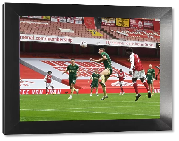 Bukayo Saka Scores First Arsenal Goal of the Season in Empty Emirates Stadium (Arsenal vs Sheffield United 2020-21)