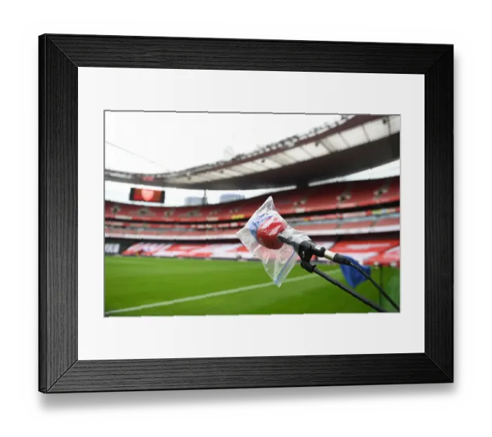 Framed Print : Arsenal vs Sheffield United: Empty Emirates Stadium (October 2020)