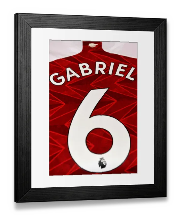 Framed Print : Arsenal's Gabriel: Pre-Game Routine at Empty Emirates Stadium (Arsenal vs Sheffield United, 2020-21) Framed Print : Arsenal's Gabriel: Pre-Game Routine at Empty Emirates Stadium (Arsenal vs Sheffield United, 2020-21)