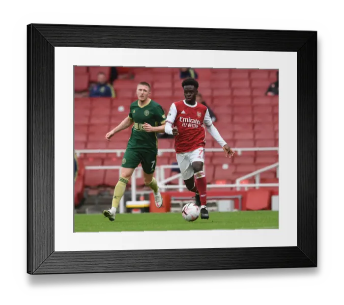 Framed Print : Bukayo Saka in Action: Arsenal's Star Performance Against Sheffield United, Premier League 2020-21 Framed Print : Bukayo Saka in Action: Arsenal's Star Performance Against Sheffield United, Premier League 2020-21