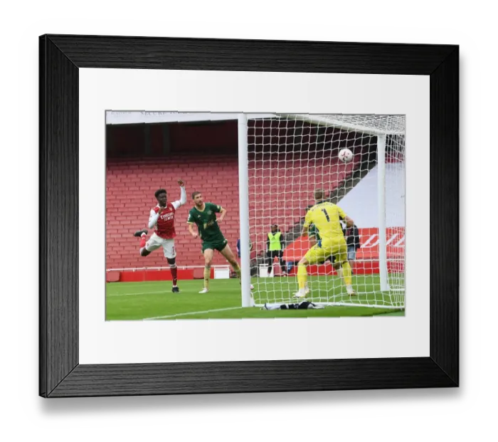 Framed Print : Saka Strikes: Arsenal's Winning Goal vs Sheffield United, Premier League 2020-21 Framed Print : Saka Strikes: Arsenal's Winning Goal vs Sheffield United, Premier League 2020-21