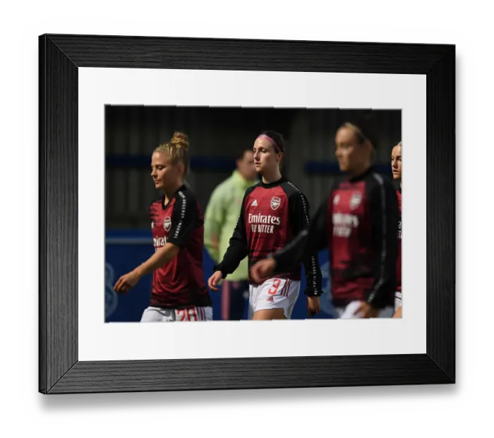 Framed Print : Arsenal Women vs. Chelsea Women: Continental Cup Clash at Kingsmeadow Framed Print : Arsenal Women vs. Chelsea Women: Continental Cup Clash at Kingsmeadow