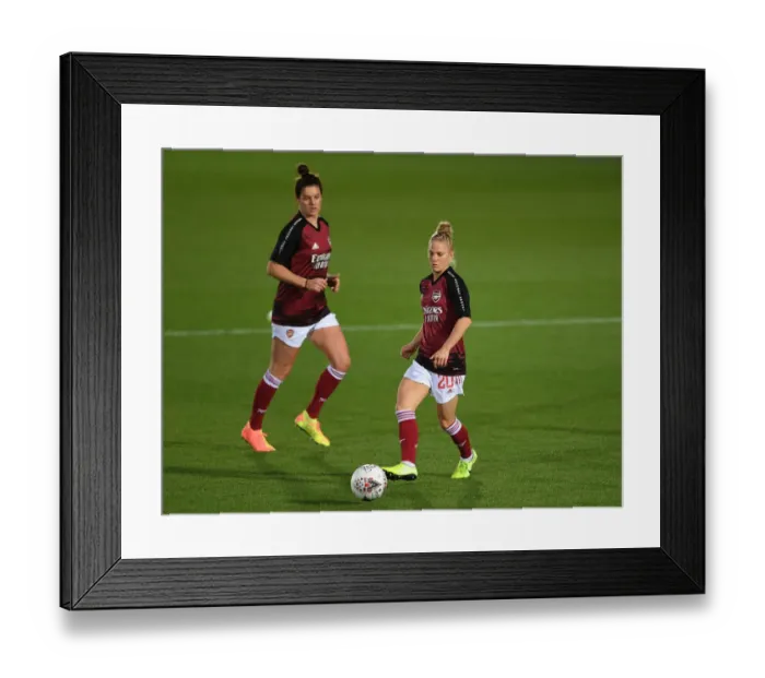 Framed Print : Arsenal Women Gear Up for Continental Cup Showdown Against Chelsea Women