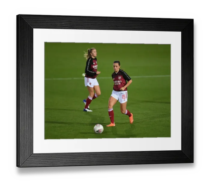 Framed Print : Arsenal Women Prepare for Continental Cup Clash Against Chelsea Women Framed Print : Arsenal Women Prepare for Continental Cup Clash Against Chelsea Women