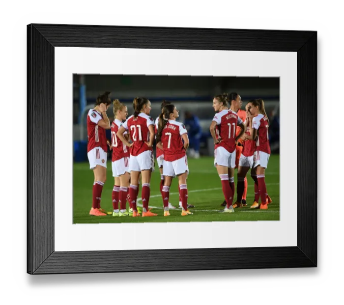 Framed Print : Van de Donk vs. Miedema: A Continental Cup Rivalry - Arsenal Women vs. Chelsea Women Framed Print : Van de Donk vs. Miedema: A Continental Cup Rivalry - Arsenal Women vs. Chelsea Women