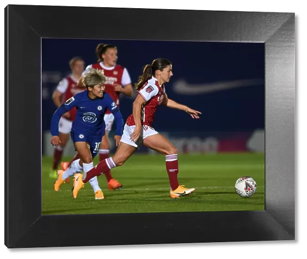 Van de Donk Sprints Past Ji: Chelsea Women vs. Arsenal Women in Continental Cup Clash
