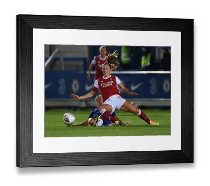 Framed Print : Continental Cup Clash: Chelsea Women vs. Arsenal Women at Kingsmeadow Framed Print : Continental Cup Clash: Chelsea Women vs. Arsenal Women at Kingsmeadow