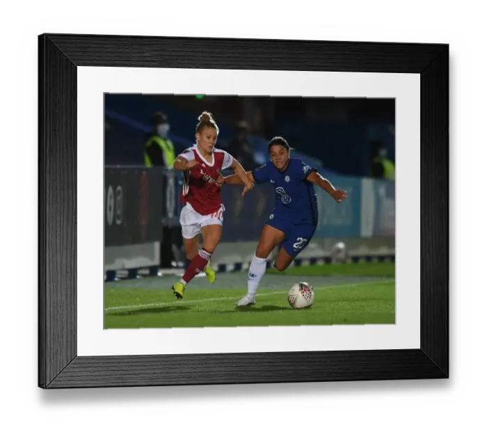 Framed Print : Maier vs. Kerr: A Continental Cup Showdown - Chelsea Women vs. Arsenal Women Framed Print : Maier vs. Kerr: A Continental Cup Showdown - Chelsea Women vs. Arsenal Women