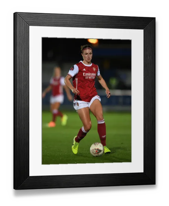 Framed Print : Arsenal's Lotte Wubben-Moy Concentrates in Continental Cup Showdown Against Chelsea Women Framed Print : Arsenal's Lotte Wubben-Moy Concentrates in Continental Cup Showdown Against Chelsea Women