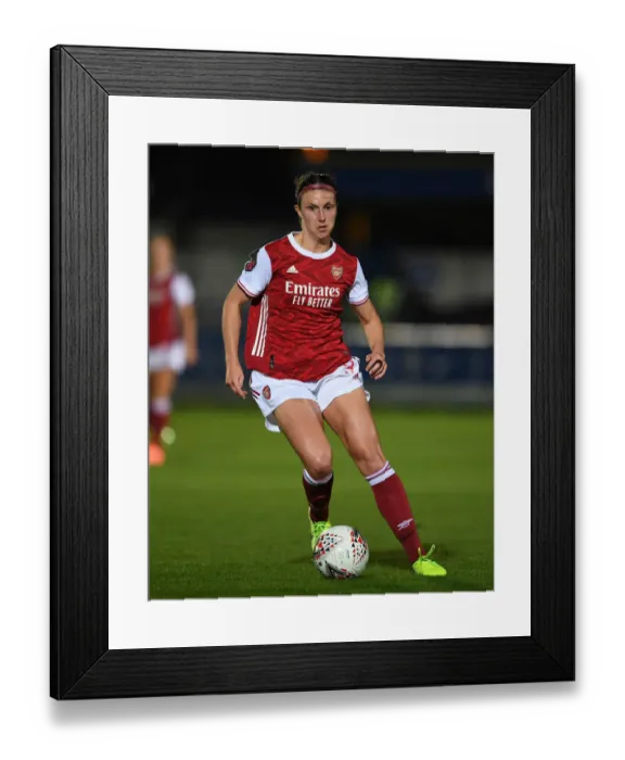 Framed Print : Focused Lotte Wubben-Moy Amidst Intense Chelsea-Arsenal Continental Cup Rivalry Framed Print : Focused Lotte Wubben-Moy Amidst Intense Chelsea-Arsenal Continental Cup Rivalry
