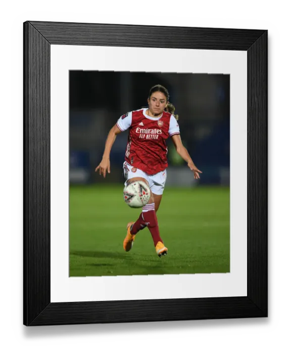 Framed Print : Van de Donk's Star Performance: Arsenal Women Defeat Chelsea in Continental Cup Showdown