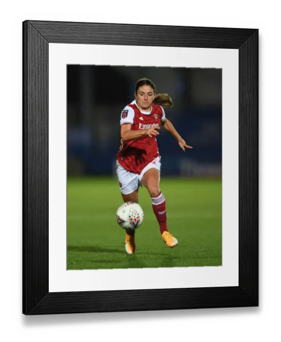 Framed Print : Arsenal's Van de Donk Shines in Chelsea Women vs. Arsenal Women Continental Cup Clash