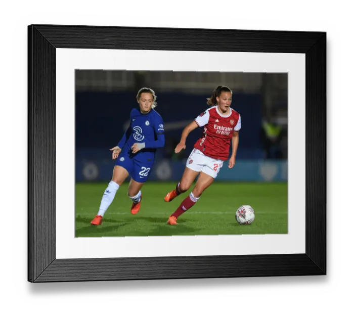 Framed Print : Clash of the Best: Malin Gut vs. Erin Cuthbert - Continental Cup Battle (Chelsea Women vs. Arsenal Women, 2020-21) Framed Print : Clash of the Best: Malin Gut vs. Erin Cuthbert - Continental Cup Battle (Chelsea Women vs. Arsenal Women, 2020-21)