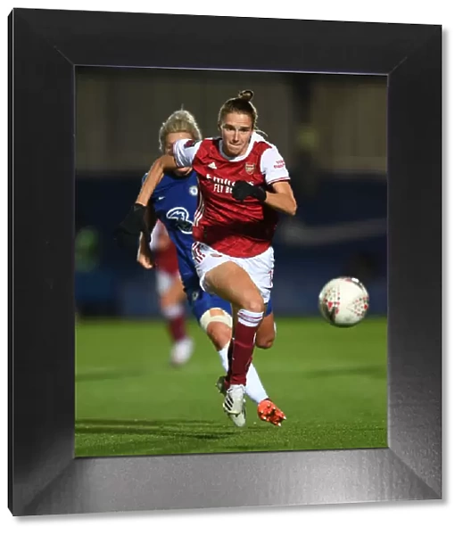 Vivianne Miedema in Action: Chelsea Women vs Arsenal Women Continental Cup Match, 2020-21