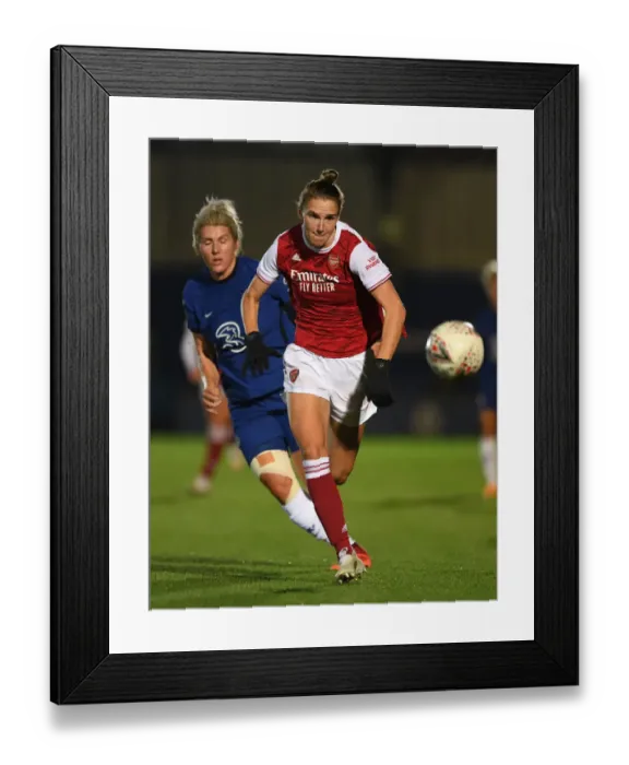 Framed Print : Vivianne Miedema Shines in Chelsea Women vs Arsenal Women Continental Cup Match, 2020-21