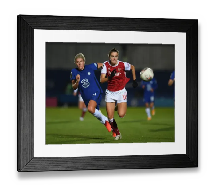 Framed Print : Continental Cup: Chelsea Women vs. Arsenal Women - Vivianne Miedema in Action Framed Print : Continental Cup: Chelsea Women vs. Arsenal Women - Vivianne Miedema in Action