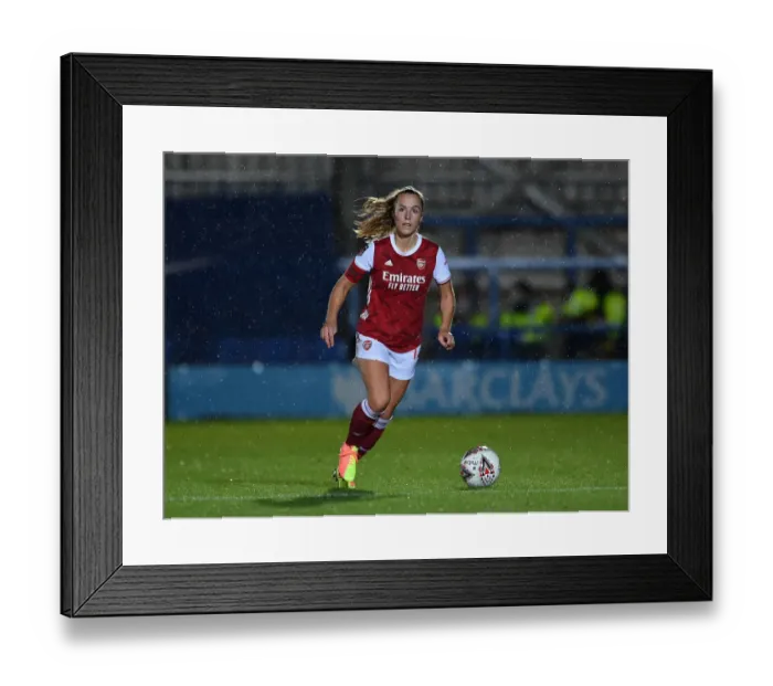 Framed Print : Arsenal's Lia Walti in Action: Chelsea Women vs. Arsenal Women Continental Cup Clash