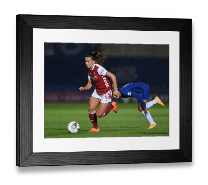 Framed Print : Arsenal's McCabe Shines in Continental Cup Clash: Chelsea Women vs Arsenal Women Framed Print : Arsenal's McCabe Shines in Continental Cup Clash: Chelsea Women vs Arsenal Women