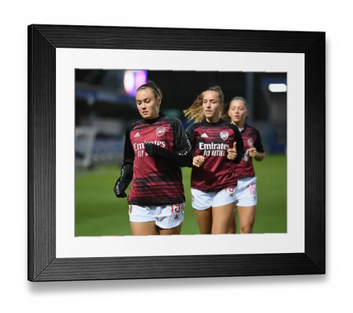Framed Print : Arsenal Women Gear Up for Continental Cup Showdown Against Chelsea Women