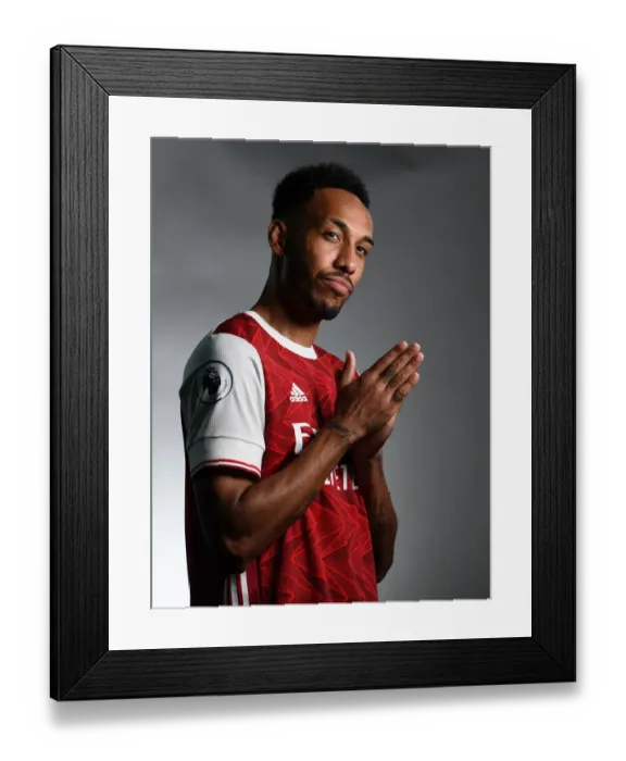 Framed Print : Arsenal First Team 2020-21: Pierre-Emerick Aubameyang at Arsenal Photocall Framed Print : Arsenal First Team 2020-21: Pierre-Emerick Aubameyang at Arsenal Photocall